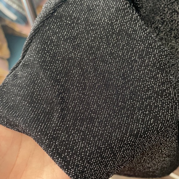 Fashion Nova Sparkly Black Tie Strap Tank Bodysuit - Picture 14 of 15